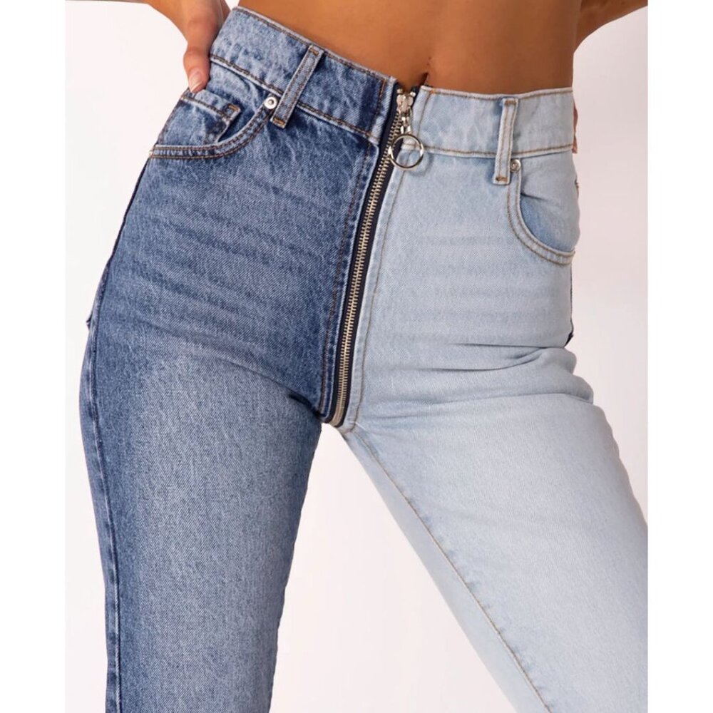 NWT REVICE Yin Yang Crop Tokyo Wash Jeans-sz 29 - Picture 3 of 11